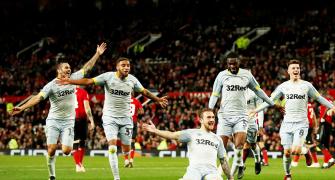 League Cup PIX: Mourinho's United knocked out by Lampard's Derby