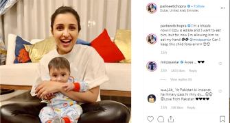 Parineeti turns babysitter for Sania's son Izhaan