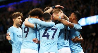 EPL PHOTOS: City go top after win over Cardiff