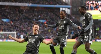 EPL PICS: Leicester beat Villa to break club record