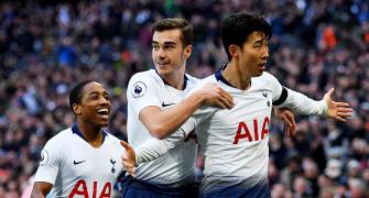 EPL PIX: Tottenham stay in title hunt with win over Leicester