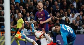 La Liga: Rakitic gives Barca second 'Clasico' win in four days at Real