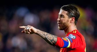 PICS: Ramos 'Panenka' gives Spain winning start