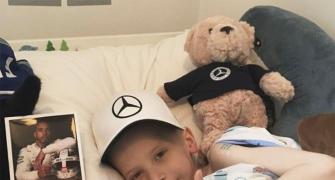 Hamilton and Mercedes' heart-warming gesture