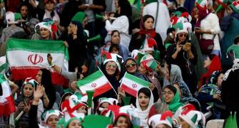 PIX: Iran thrill female fans amid Asian goal rush