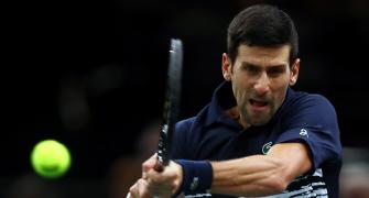Djokovic survives wobble; injury sidelines Andreescu