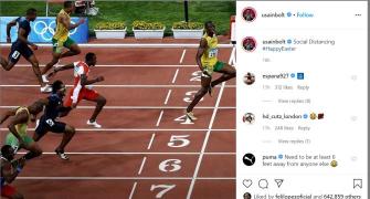 Bolt's lesson on social distancing