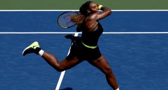 PIX: Serena battles to victory against Dutch qualifier