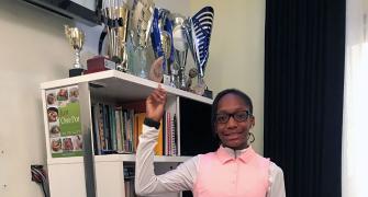 Nigerian teen in pink aims to 'take golf by storm'