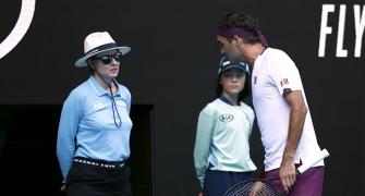 Federer fined $3,000 for swearing at Australian Open