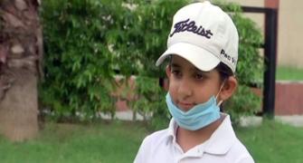 SEE: Can this 7-year-old be India's next golf queen?