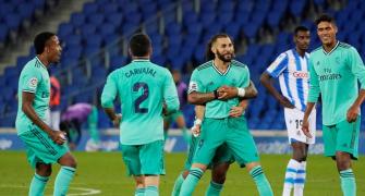 La Liga: Real Madrid move top with win over Sociedad