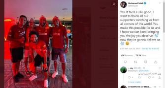 PICS: How Liverpool players celebrated EPL victory