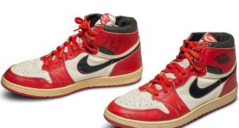 Michael Jordan's first sneakers sold for record price