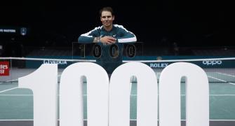 Nadal survives scare in Paris to claim 1,000th win