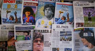 'God is dead': Newspapers pay tribute to Maradona