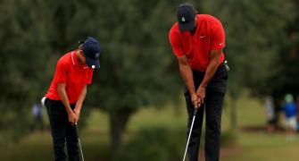 Tiger Woods to compete with son Charlie next week