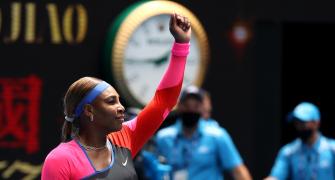 Aus Open PICS: Djokovic, Serena ease into second round