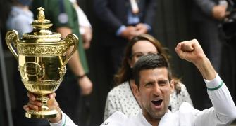 Djokovic equals Federer, Nadal with 20th Slam title