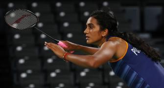 Sindhu whips Blichfeldt to enter Olympics quarters