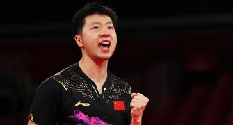 China's Ma retains men's singles Olympics TT crown