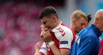 Euro 2020: Denmark's Eriksen 'awake' after collapsing