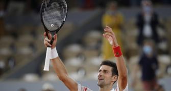 PIX: Djokovic topples Nadal in French Open SF classic