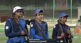 ISSF World Cup: Silver for Indian women's trap team