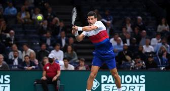 Djokovic made to work for win in Paris Masters