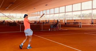 Nadal back in training ahead of French Open