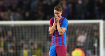 Soccer PIX: Barca stunned by Cadiz