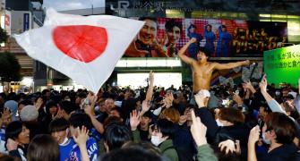 WC PIX: Japan erupts in cheers and tears