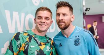 'Lucky' Australian player bags Messi's World Cup shirt