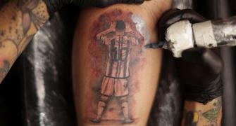 PIX: Messi tattoos a huge hit in Argentina!