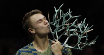 PICS: Rune stuns Djokovic for first Masters crown