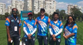Archery WC: Compound mixed team in final