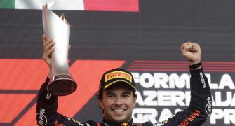 F1: Double delight for triumphant Perez in Baku