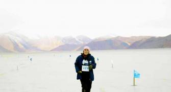 Ladakh's Frozen Lake Marathon sets new Guinness record