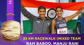 Asian Games: Manju-Baboo win 35km mixed team bronze