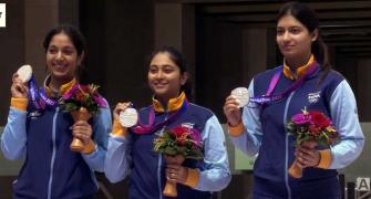 Asiad: India women win team silver; Ramita bags bronze