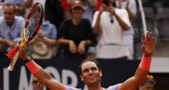 Nadal overcomes early setback to defeat Bergs in Rome
