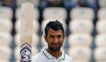 Stats: Pujara in record books; betters Dravid, Ganguly