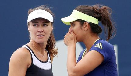 Indian tennis round-up: Sania-Hingis ousted from Rogers Cup