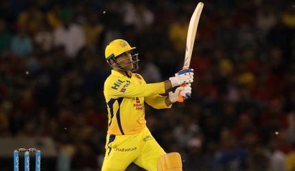 IPL PHOTOS: Dhoni's heroics in vain as CSK lose to Punjab