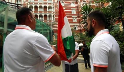 WATCH: Kohli & Co. celebrate Indian Independence Day in London