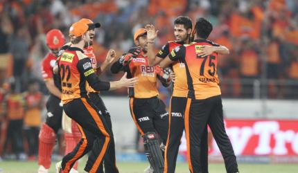 IPL PHOTOS: Bhuvi, Kaul bowl Sunrisers to 5-run win over RCB