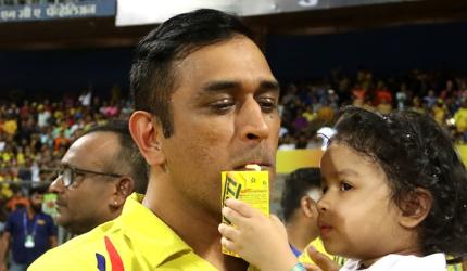 CSK heroes celebrate IPL glory with families