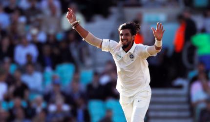 PIX: Ishant, Bumrah trigger England collapse in Cook's farewell Test