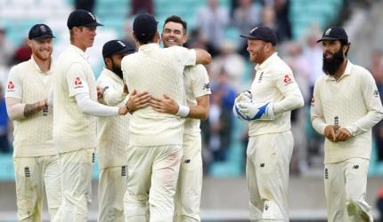 PHOTOS: Anderson ends India's resistance as England win final Test