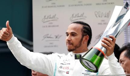 Lewis Hamilton wins Formula One's 1,000th race